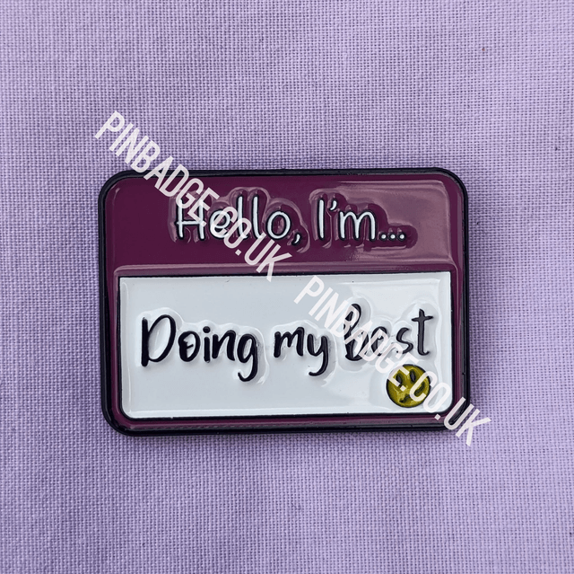 Hello, I'm doing my best