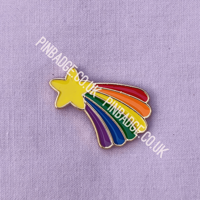 Rainbow shooting star
