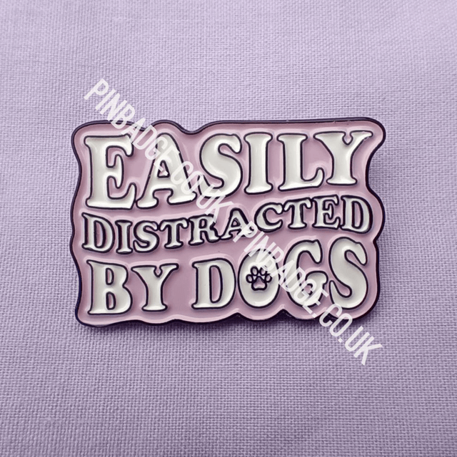 Easily distracted by dogs 