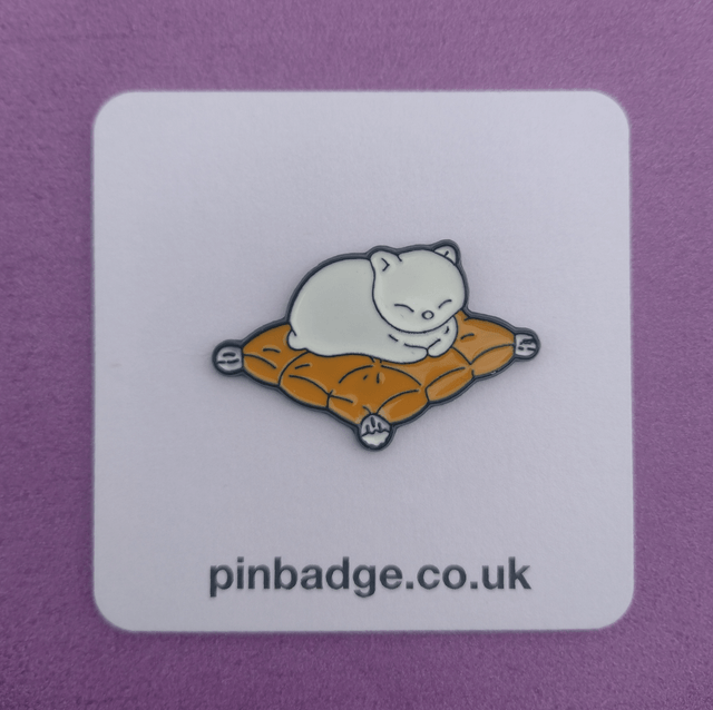 Cat on a cushion