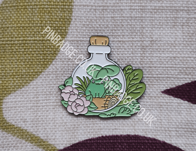 Frog in a bottle
