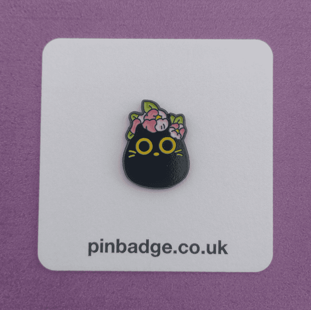 Lucky black cat